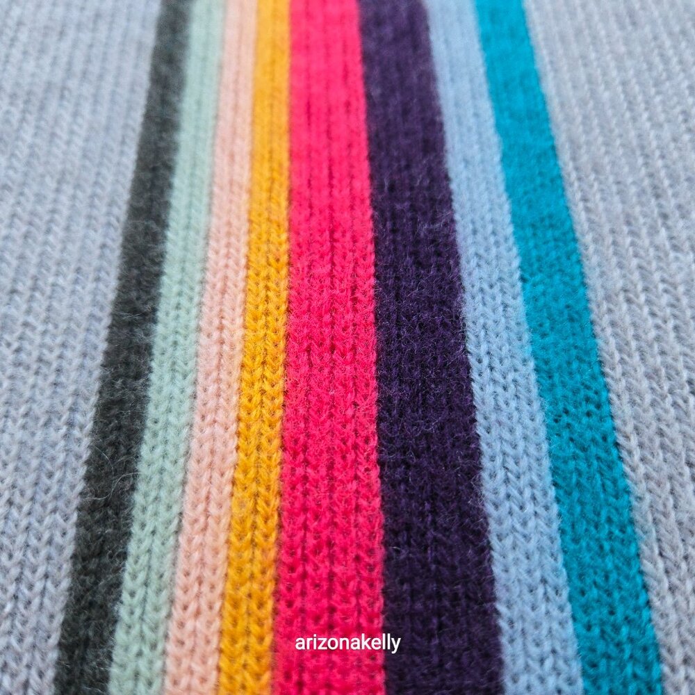 NWOT Paul Smith Knit Wool Striped Scarf - Picture 12 of 16